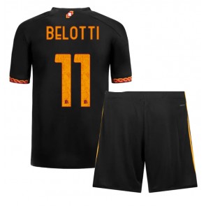 AS Roma Andrea Belotti #11 Dětské Alternativní dres komplet 2023-24 Krátký Rukáv (+ trenýrky)